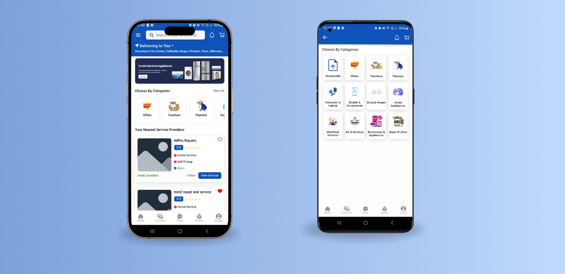 iOS & Android Platforms for Efficient Service Management